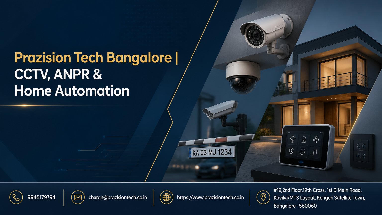 Prazision Tech Bangalore: AI CCTV, ANPR & Home Automation Solutions (2026)